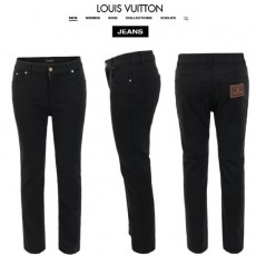 루* 23FW 골드 스틸 패치 블랙 슬림 일자진