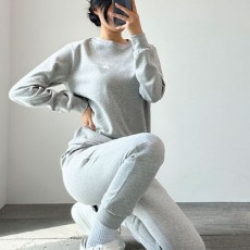 나** 에어포스1 남여 공용 라운드 맨투맨 조거셋