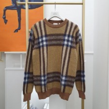 22 BBR 체크 모헤어 니트
