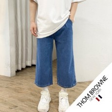 톰* 롤업 와이드8부 팬츠