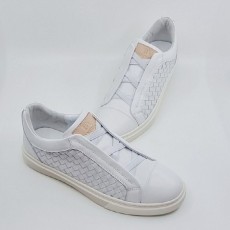 보** 인트레치아토 가죽 스니커즈 (남성)