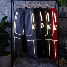 나** X 스우시 스카치 빅로고 조거팬츠