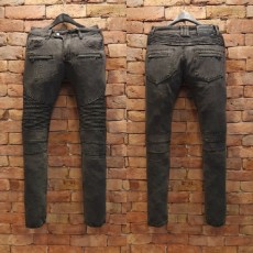 발* 223ss (SA급 패치 주름 워싱 다크그레이진)