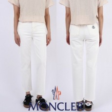 23SS 화이트 패치 화이트 여성 슬림진