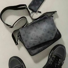 루* 트리오 메신저 모노그램 이클립스 리버스 그레이