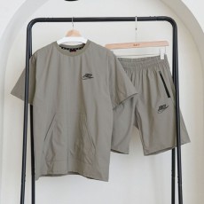 나** 남성 앞포켓 심플로고 반팔 & 5부셋
