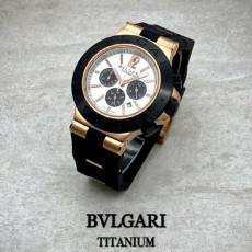 불** 최신상 티타늄 크로노그래프 화이트다이얼 콤비