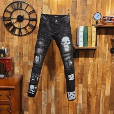 필* 스컬나염 팬츠