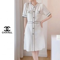 샤* 스티치라인 미로 원피스