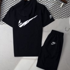 나** 빅로고 후드 아노락 5부셋트