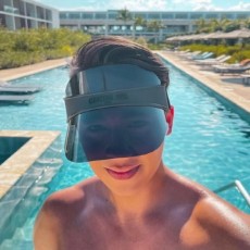 디* 클럽바이저(블랙)