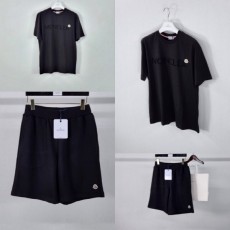 암패치 벨루어 티셔츠&스몰로고패치 5부팬츠