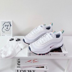 나** 에어맥스 97 화이트 레인보우