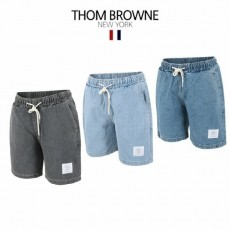 톰* 와이드밴딩 반바지 데님