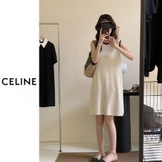 셀** 리아 배색민소매원피스