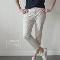 메탈로고 코튼팬츠