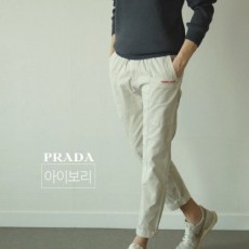 프** 면스판 팬츠