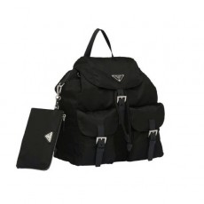 프** 고급 나일론 배낭 트라이앵글 로고 파우치