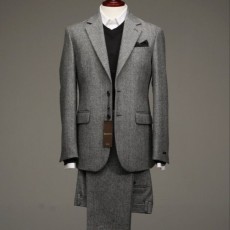 구* 수입 최상급 프리미엄 헤링본 울기모 싱글 정장세트