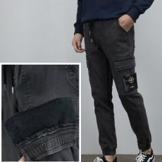 차콜 융기모 카고 팬츠