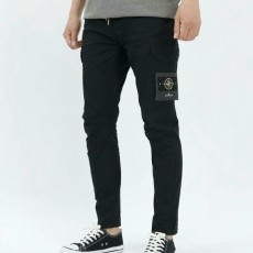 블랙 기본 카고 팬츠