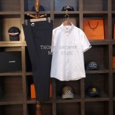 톰* 클래식 라인 시그니쳐 삼선 웨일셔츠+웨일 슬렉스