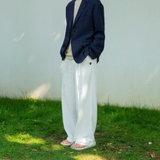 디* BEE 와아드 린넨 팬츠