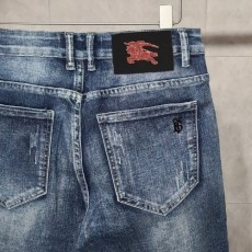 프로썹자수 레드기마패치 워싱 청바지