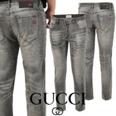 구* 23SS 자수로고 그레이워싱 슬림진