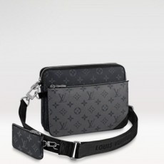 루* 2023 모노그램 트리오 메신져백