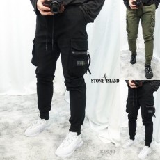 풀스판 지퍼 포켓 조거 팬츠(K1940)