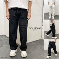 톰* 와펜 밴딩 일자 와이드 통팬츠(BS-T281)