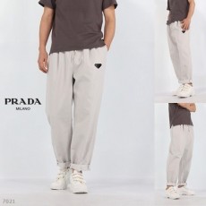 프** 피그먼트 와이드 밴딩 면팬츠(U)