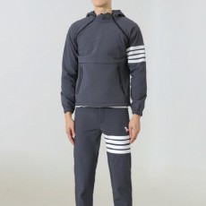 톰* 수입고급 4-바 기모 패딩 후드 아노락 & 조거 SET