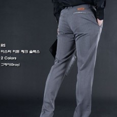 마스터 히든 체크 슬랙스