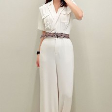 디* 수입 여성 벨트 롱점프수트