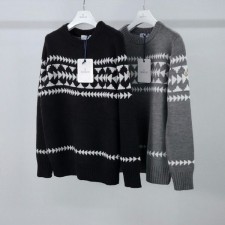 22FW 캐시미어 모헤어 자카드 스웨터