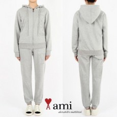 아* 여성 23FW 엠보 로고 후드 집업 트레이닝 세트