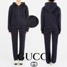 구* 여성 23FW 자가드 나염 후드집업 트레이닝 셋트