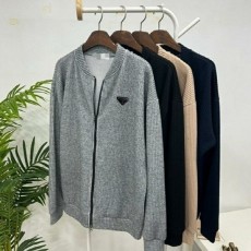 프** 오버핏 봄 브이넥 골지 짚업 가디건