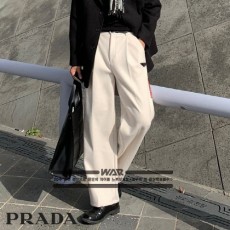 프** S87-울 모직 원턱 매직밴드팬츠