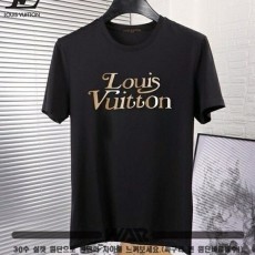 루* 금장 로고 반팔 티셔츠