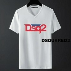 디* DSQ2 레드 포인트 티셔츠