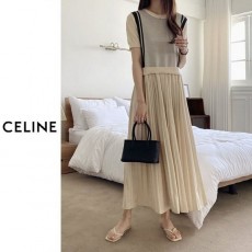 셀** 샤인 플리츠 원피스