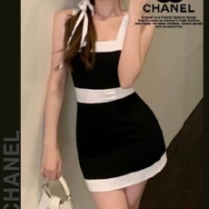 샤* 빽 지퍼 나시 니트 원피스 (8763)