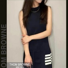 톰* 플리츠 민소매 니트 원피스 (692)