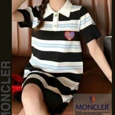 성조기 자수 반팔 니트 원피스 (8794)