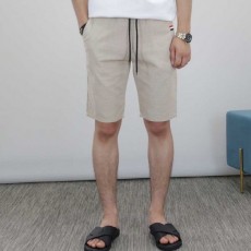 톰* 사이드삼선 코튼 린넨 반바지