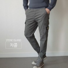면스판 카고 조거 팬츠