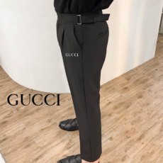 구* 사이드 벨티드 포멀 슬랙스